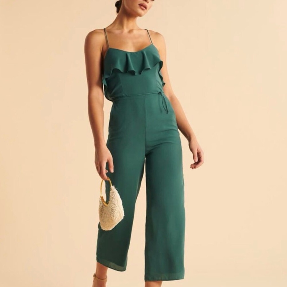 Abercrombie & Fitch Green Jumpsuit